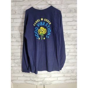 Skin Bones‎ Chaos and Order Good Vibrations Long Sleeve Shirt Large NEW L